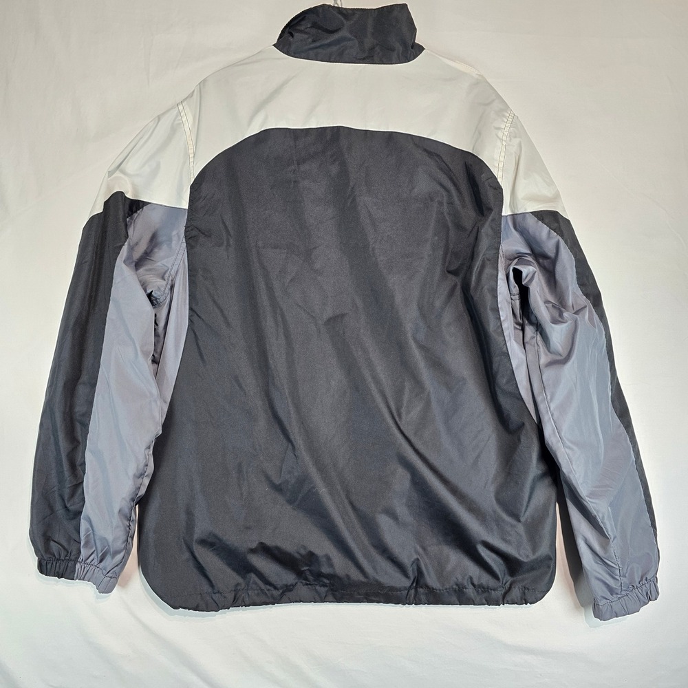 Reebok NFL Pittsburgh Steelers Windbreaker‎ Jacket Mens Large Black Full Zip SI - Picture 2 of 16